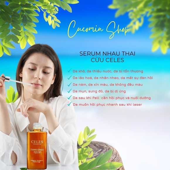 Celes Premium Placentary Ampoule 50ml Anti-Aging Aesthetic Cosmetic K-Beauty - Picture 5 of 12